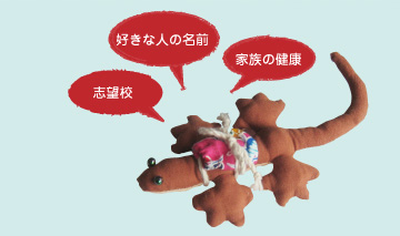 志望校、好きな人の名前、家族の健康